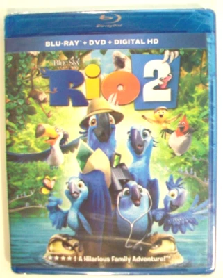 New Rio 2 Blu Ray DVD Combo - Image 1 of 2