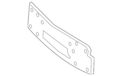 Genuine Mercedes-Benz 2012-2015 ML250 ML350 ML400 License Bracket 166-885-07-81 - Изображение 1 из 2