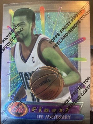 1994-95 Topps Finest - Refractor #158 Lee Mayberry - Image 1 of 2