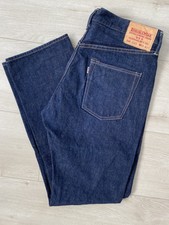 UES 400t Japanese Selvedge Raw Denim Indigo Jeans Made in Japan Pure Blue