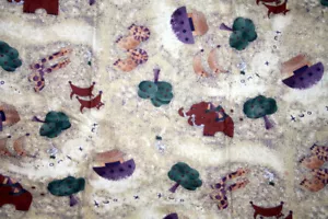 REPEATING NOAH'S ARK - 100% COTTON FABRIC - Picture 1 of 2