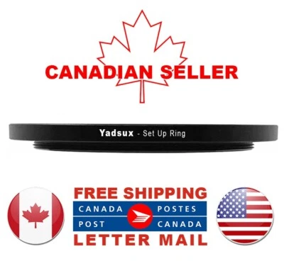 55 to 82 mm Step Up Adapter Ring Yadsux 55mm Lens to 82mm Filter - FREE SHIPPING - Image 1 of 4