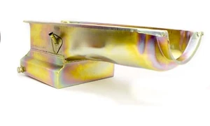 Big Block Chevy Oil Pan - 7qt Rear Sump, Steel, Drag Race - RACING POWER CO - Picture 1 of 1