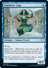 1x Symmetry Sage - Foil - Strixhaven: School of Mages - Near Mint, English - MTG