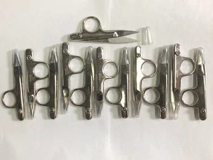 12 - BELMONT 4-1/2" BALL BEARING THREAD NIPPER CLIPPER METAL MADE IN ITALY 504N - Picture 1 of 3