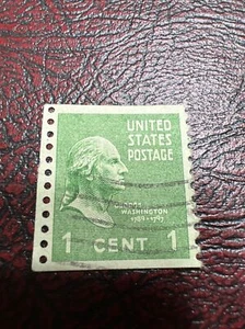 George Washington 1 Cent Stamp 1789-1797 Very Rare Vintage Collectible - Picture 1 of 6