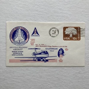 Space Shuttle Simulation White Sands Approach Space Voyage Cachet  10-13-76 - Picture 1 of 4