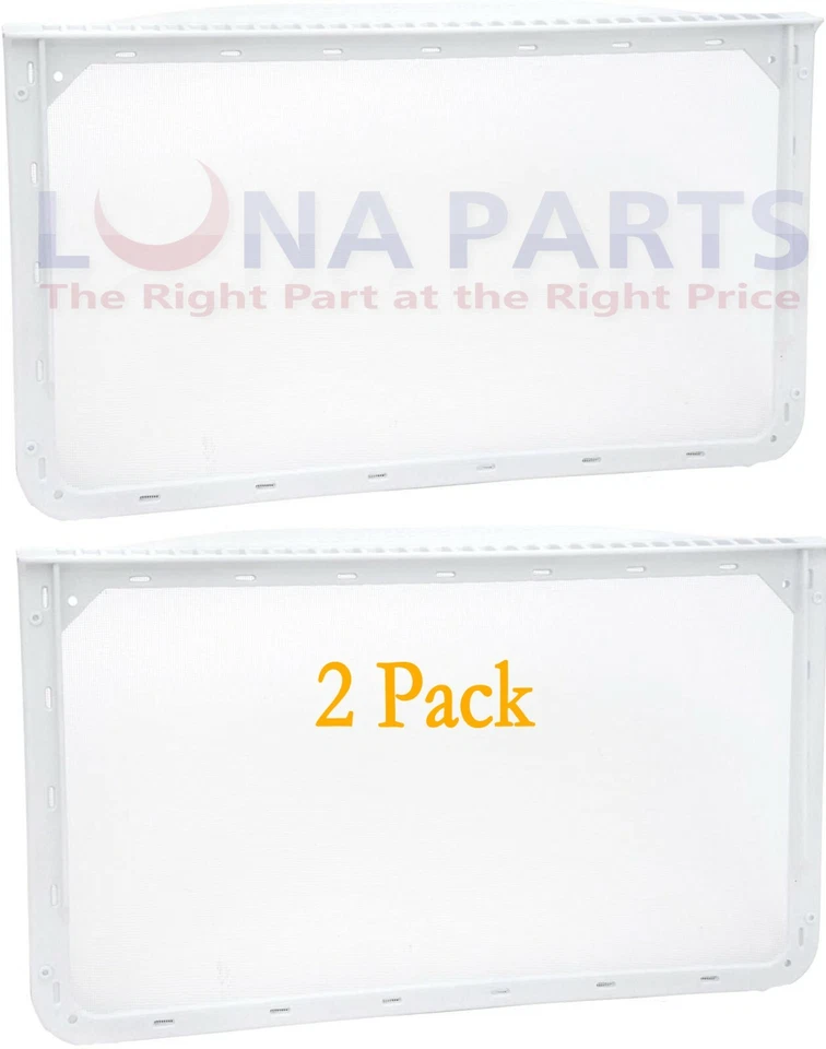 2 Pack Dryer Lint Screen for Whirlpool WP33001808 AP6007948 PS11741075 33001808 - Image 1 of 1