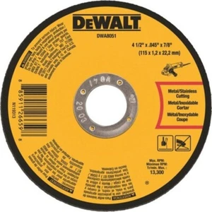 Dewalt 4-1/2'' X .045'' X 7/8'' Metal Cut-Off Wheel-10 Pack - Picture 1 of 1