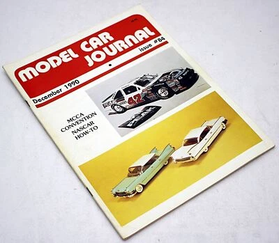 MODEL CAR JOURNAL Issue #84, Dec. 1990 MCCA Convention, NASCAR How To, MORE! - Image 1 of 3