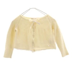 CELINE wool Long sleeve knit cardigan 90 Ivory Kid's - Picture 1 of 8