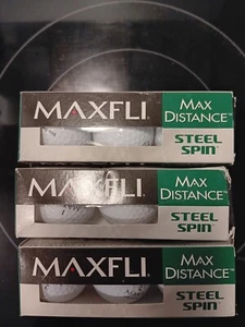 MAXFLI MAX DISTANCE STEEL SPIN GOLF BALLS LOT - Picture 1 of 2