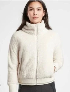 NWT Athleta Tugga 1X Sherpa Jacket Rtv$128 - Picture 1 of 8