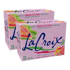 Lacroix Guava Sao Paulo Sparkling Seltzer Water 12 Fl. Oz. 12 Cans/Pack 2