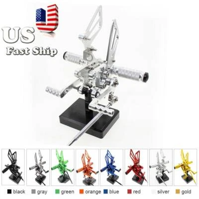 FXCNC Fit GSXR600/750/1000 2000 2001-2004 estriberas reposapiés ajustables Foto 1 de 4