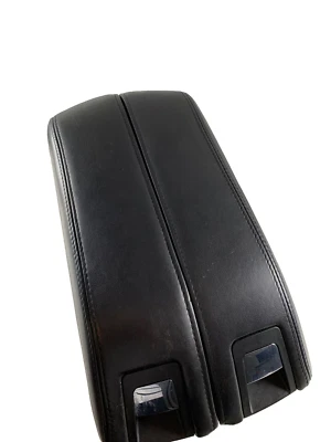 Lincoln MKT 2010-2019 cuero negro consola central delantera tapa reposabrazos Foto 1 de 4