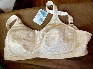 AMOENA 2133 Ella Mastectomy Pockets Soft Cup Bra 42 C Wire Free Perle Beige NWT - Picture 1 of 14