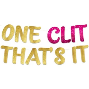 Bachelor Party Glitter Banner - Bachelor Party Decorations, Ideas, Supplies, ... - Picture 1 of 5