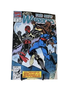 Marvel Comic The New Warriors #18 1991 Night Thrasher Chord Fight D&D anuncio vintage - Imagen 1 de 7