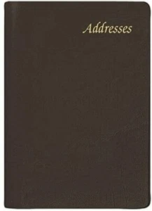 Mini Pocket Telephone Address Book, Fits in Wallet, Black, 2.25 x 3.25" - Picture 1 of 2