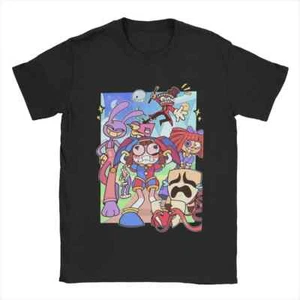 Casual The Amazing Digital Circus T-Shirt for Men Crew Neck Cotton T Shirts Tadc - Picture 1 of 3