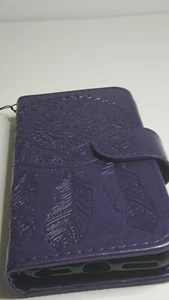 IPHONE 7/8 WALLET CASE PURPLE BRAND NEW - Picture 1 of 9