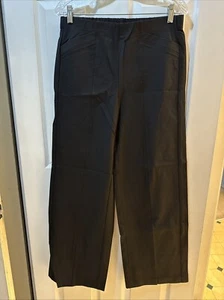 Pantalones Isaac Mizrahi Elastizados 24/7 Pierna Ancha-Negro-Reg 10-NUEVO-A286103 - Imagen 1 de 2