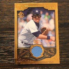 2006 SP Legendary Cuts Materials Bronze Jersey Relic Card /99 Bucky Dent #LM-BD