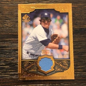 2006 SP Legendary Cuts Materials Bronze Jersey Relic Card /99 Bucky Dent #LM-BD