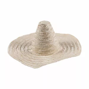 Adult'S Fiesta Bamboo Sombreros, Apparel Accessories, 12 Pieces - Picture 1 of 2