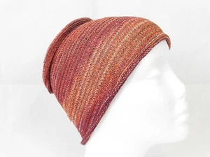Fair Trade FABULOUS! Nepalese Striped Hippy Headband Red & Orange Multi Colour - Picture 1 of 4