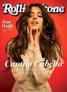 Rolling Stone Magazine Camila Cabello Fifth Harmony Tom Wolfe 1930-2018 NEW - Picture 1 of 2