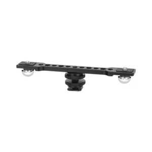 CAMVATE Bar Arm w/Dual 1/4"-20 Camera Screw Mount & Shoe Adapter fr Video Light - Picture 1 of 6