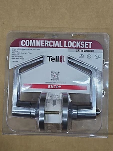 Tell Manufacturing CL100011 Blocco a leva di ingresso, finitura cromo satinato - Foto 1 di 2