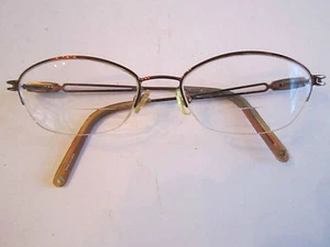 VTG LIZ CLAIBORN EYE GLASSES - FRAMELESS ON THE BOTTOM LENSES - Picture 1 of 8