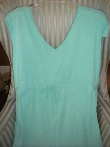 NWTS!!  FRESH PRODUCE 100% COTTON CASUAL V-NECK/BACK  "BISTRO" DRESS  (M) - Picture 1 of 3