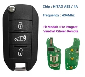 LLAVERO REMOTO PEUGEOT EXPERT 3 BOTONES - Imagen 1 de 2