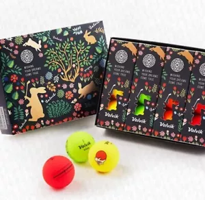 Volvik Vivid 12 Golf Balls (A Black Rabbit year special Edition) - Picture 1 of 3