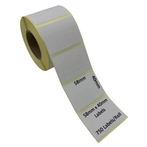 Lot de 16 rouleaux d'étiquettes thermiques directes pour Zebra Toshiba Cas Di... - Photo 1/4