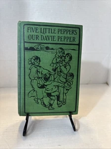 Five Little Peppers Our Davie Pepper Margaret Sidney 1916 VG RARE - Picture 1 of 12