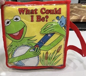 Kermit "Was könnte ich sein" weiches Stoff interaktives Buch, Original Plastiktüte 1998 - Bild 1 von 2