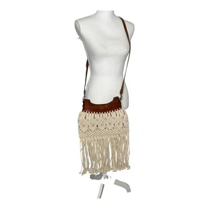 Patricia Nash Macrame Fringe Seashell Purse Bag - Bild 1 von 15