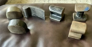 Lot of 6 Vintage Auto Body Sheet Metal Panel Dolly Repair Tools. - Picture 1 of 11