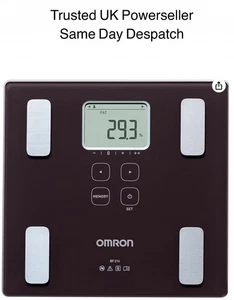 Omron Body Composition Monitor Scale BF214 Bathroom Scales Black, New Open Box - Picture 1 of 11