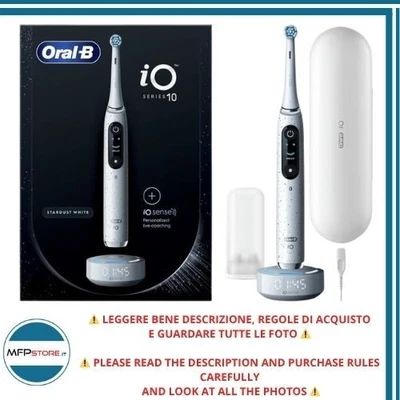 Spazzolino Elettrico Oral‑B iO 10 Bianco – Tecnologia iO, Intelligente - TESTATO - Immagine 1 di 4