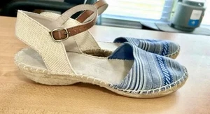 Shoes Sandals wedge woman’s size 10 boho sheek - Picture 1 of 7