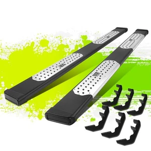 Tablas de correr J2 de acero inoxidable de 6,5" de ancho para F150 F250 F350 SD doble cabina 15-22 - Imagen 1 de 9