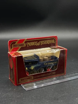 Matchbox Model of Yesteryear Y27 1922 Foden Steam Lorry GUINESS - Image 1 of 4