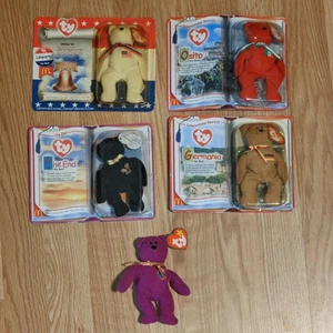 McDonalds International Bears II Set of (5) Ty Beanie Baby - Picture 1 of 3