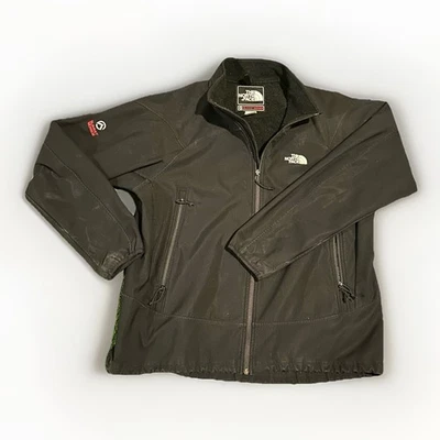 North Face Black Jacket Summit Series Hooded Soft Shell Nylon Made in USA Men XL - Image 1 of 4